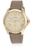 Fossil Am4529 Grey/Champagne Analog Watch