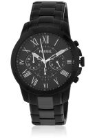 Fossil Fs4832 Black/Black Chronograph Watch