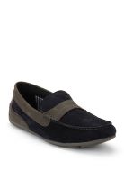 Gas Neatness Navy Blue Moccasins