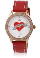 Gio Collection Ad-0056-A Red Analog Watch