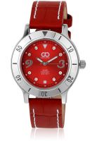 Gio Collection Ad-0057-C Red Analog Watch