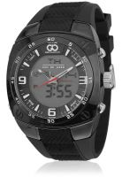 Gio Collection Black Analog & Digital Watch