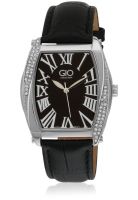 Gio Collection G0040-01 Black Analog Watch