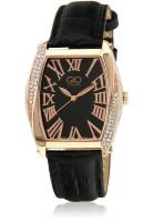Gio Collection G0040-05 Black Analog Watch