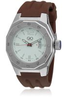 Gio Collection Gio G0032-02 Brown/White Analog Watch