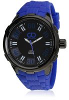 Gio Collection Su-1559-Bkbl Blue/Black Analog Watch