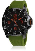 Gio Collection Su-1597-Bkmg Green/Black Analog Watch