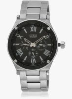 Guess W0246g1 Silver/Black Analog Watch