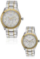 Guess W32504P2 Silver/White Analog Watch