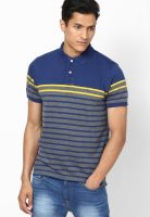 Indian Terrain Blue Polo T-Shirt