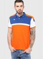 Kappa Orange Regular Fit Polo T-Shirt