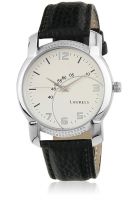 Laurels Ll-Eng-101 Black/Silver Analog Watch