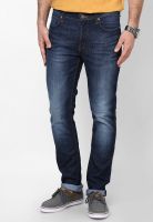 Lee Dark Blue Skinny Fit Jeans (Bruce)