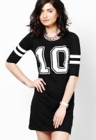 MB The Perfect 10 Varsity Jersey Black Dress