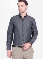 Mark Taylor Black Slim Fit Formal Shirt