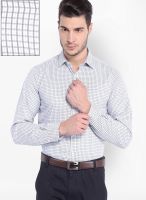 Mark Taylor Grey Check Slim Fit Formal Shirt