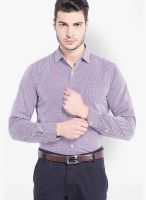 Mark Taylor Lilac Check Slim Fit Formal Shirt