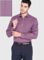 Mark Taylor Pink Check Slim Fit Formal Shirt