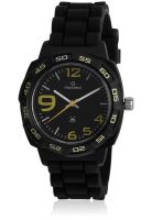 Maxima 27661Ppgw Black/Yellow Analog Watch