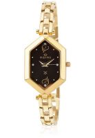 Maxima 27924Bmly Golden/Black Analog Watch