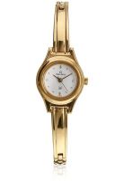 Maxima Gold 15542Bply Gold/White Analog Watch