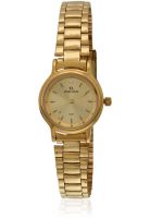 Maxima Golden Analog Watch