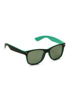 Panache G15/Matt Black-Green Wrap Around Sunglasses