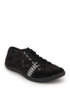 Phosphorus Black Leather Sneakers