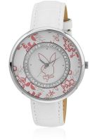 Playboy PB0333WH White Analog Watch