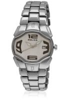 Police 12896Bs/04M Silver/Silver Analog Watch