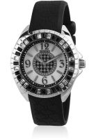 Police 13090Js/28E Black/White Analog Watch