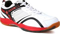 Proase Badminton Shoes(White, Red)