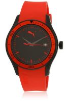 Puma Pu102571005U Red/Black Analog Watch