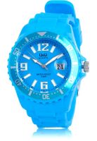 Q&Q A430J006Y Blue/Blue Analog Watch