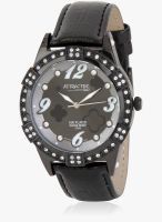 Q&Q DA47J505Y Black/Black Analog Watch