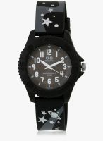 Q&Q P332j304y-Sor Black/Black Analog Watch