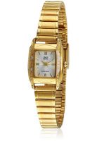 Q&Q S041-007Y Gold/Silver Analog Watch