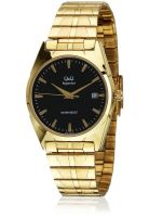 Q&Q S116-002Ny Gold/Black Analog Watch