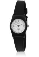 Q&Q Vp35-002 Black/White Analog Watch