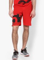 Reebok Os 2 In 1 Red Training Shorts