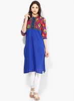 Shree Blue Printed Kurtis