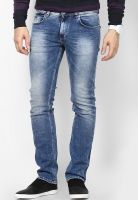 Spykar Blue Narrow Fit Jeans