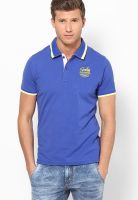 Spykar Blue Polo T Shirt