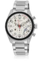 Swiss Eagle Field Se-9062-33 Silver/White Chronograph Watch