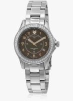 Swiss Eagle Se-6027-11 Silver/Black Analog Watch