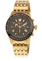 Swiss Eagle Se-9023-44 Golden/Black Chronograph Watch