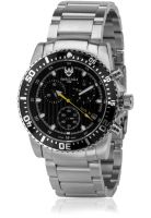 Swiss Eagle Swiss Made Dive Se-9005-11 Silver/Black Chronograph Watch