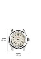 Timex T49261 Brown/White Analog Watch