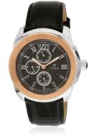 Titan 9492Kl06J Black Analog Watch