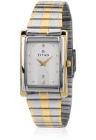 Titan Karishma Nd9154Bm01 Gold/Silver Analog Watch